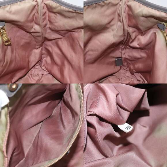 PRADA Tote Bag Nylon Khaki Gold - Picture 12 of 12